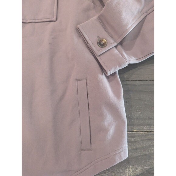 NWT Torrid Fleece Brown Trucker Shacket Jacket Coat W Pockets Buttons Sz 2 Or 2X - Picture 3 of 7